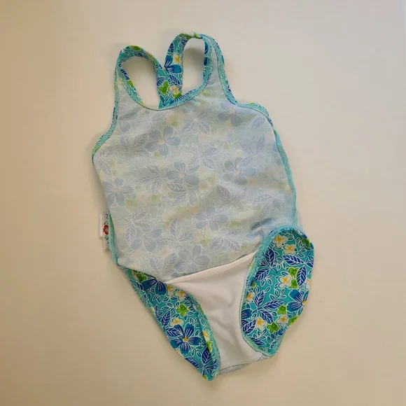 Tangerine One Piece Baby bathing suit 18 months